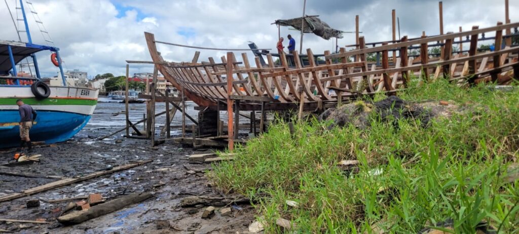Estaleiro em Valença. Foto: Juan Vitor, 2024