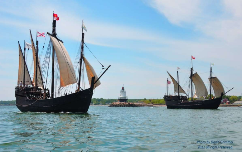 Réplicas das Naus de Colombo construídas em Valença – BA 