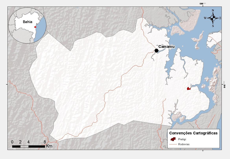 Convenções cartográficas - Pratigi